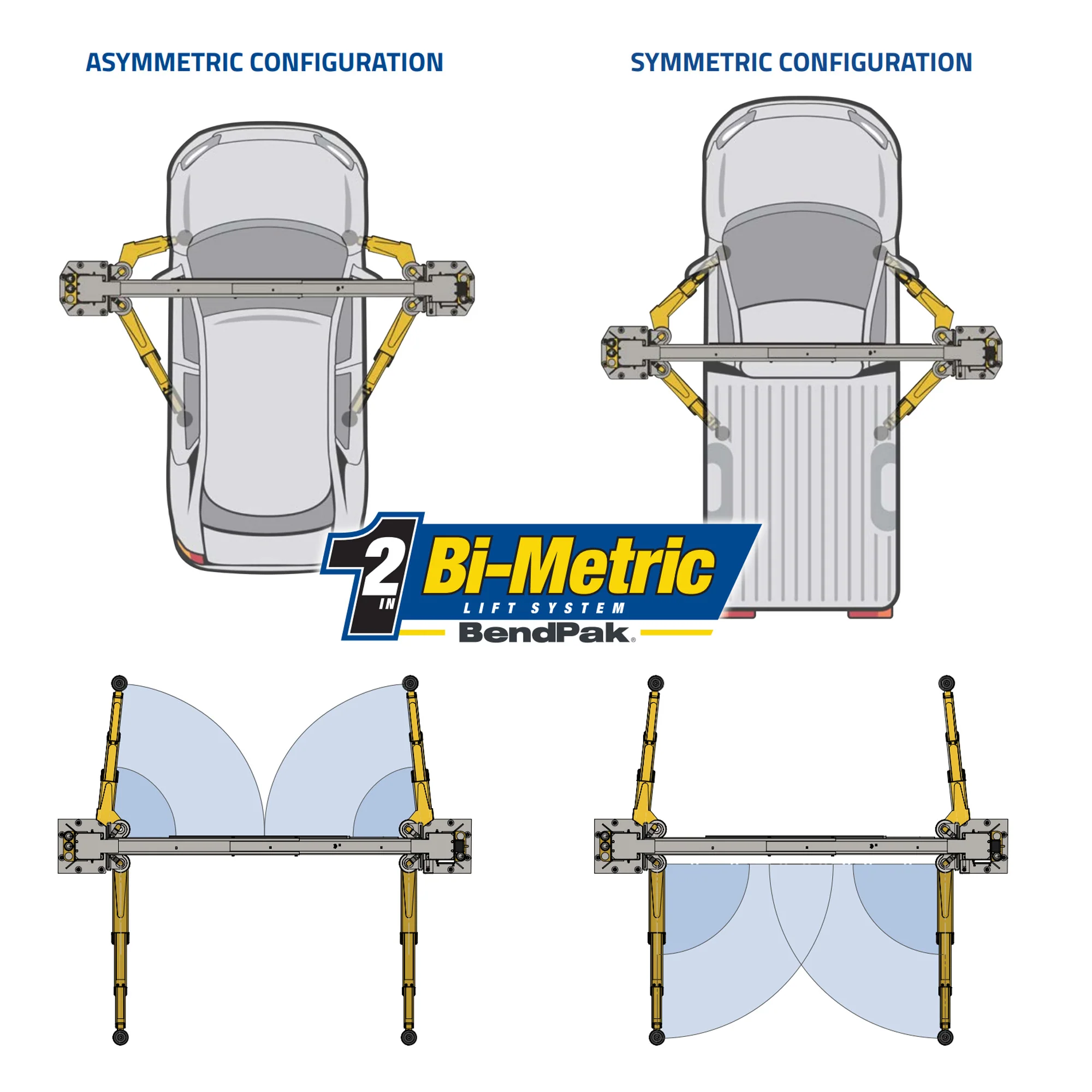 BendPak 10APX Two-Post Car Lift - 10,000-lbs. Capacity - High-Rise