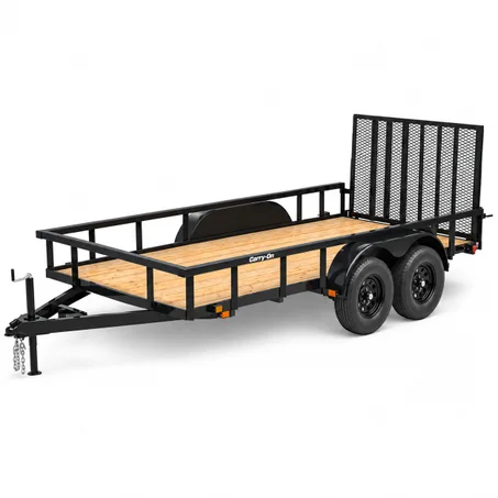 7' X 16' GWPTL2BRK Series Tandem Axle Utility Trailer