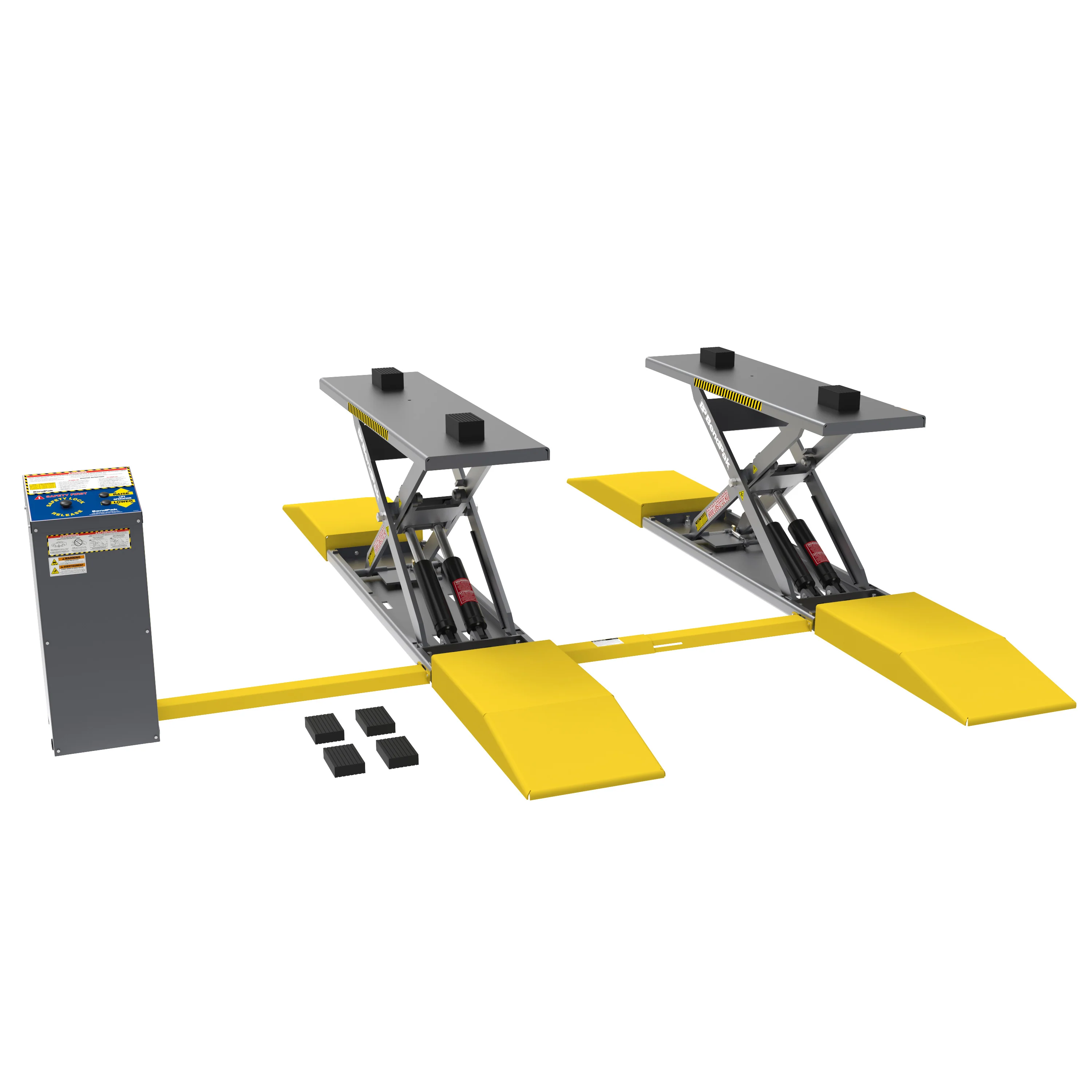 BendPak MDS-6LP Open-Center Mid-Rise Scissor Lift - 6,000-lbs. Capacity