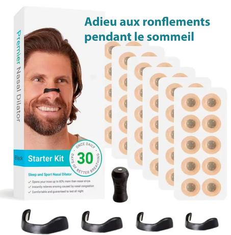 Bandes nasales magnétiques pour une respiration parfaite