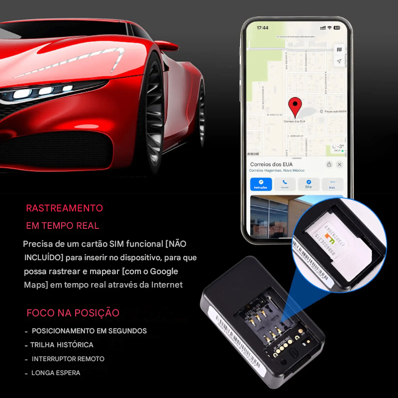 Localizador GPS Magnético