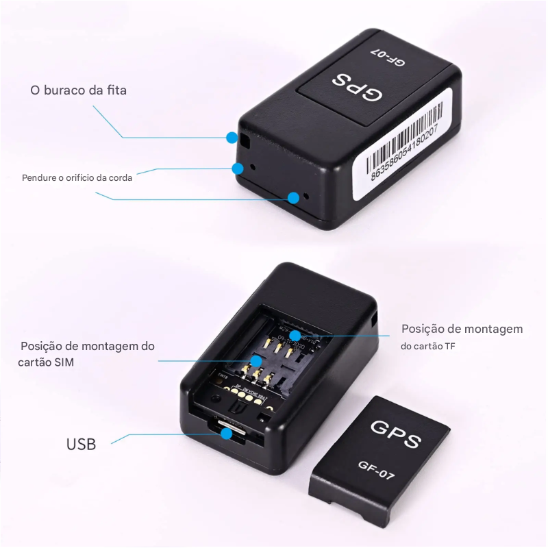Localizador GPS Magnético