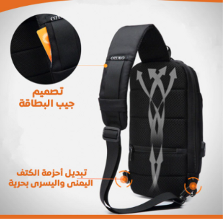 Multifunction anti-theft bag with USB charging