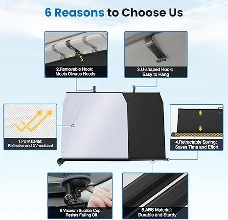 مظلة شمسية للزجاج الأمامي