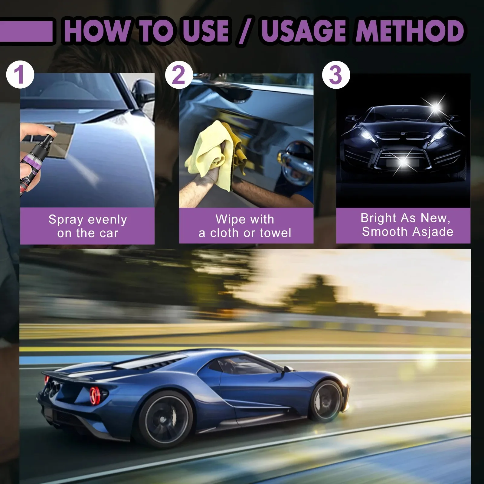 Car Cleaning Spray