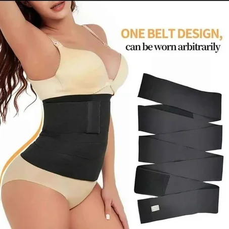 حزام ضمادة التفاف مدرب خصر جوارب يوغا الخصر البطن