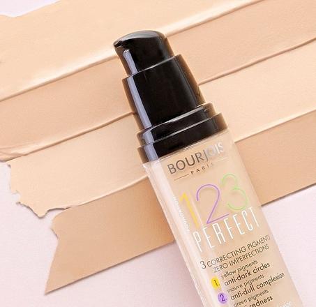 BOURJOIS FOND DE TEINT  123 PERFECT N52 Vanille