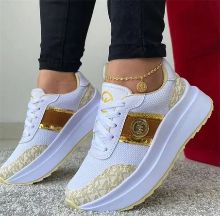 Sneakers MK Edition Luxe JAUNE - BLANC