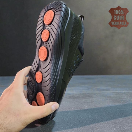 حذاء طبي فاخر  جلد أصلي 100% 🐄✔️