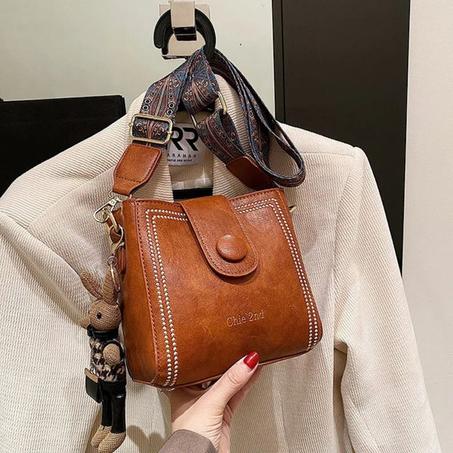 Sac à Bandoulière Vintage Grande Capacité