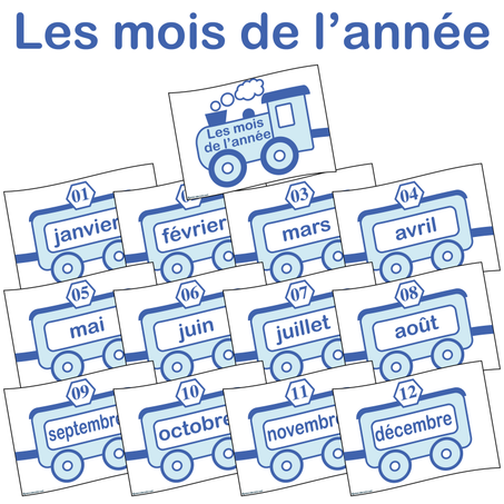 Les mois de l'année