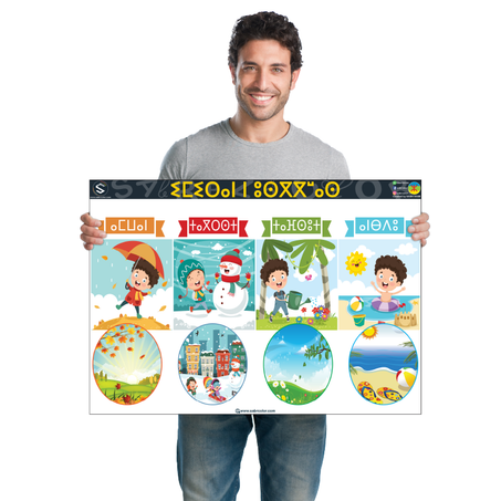 ⵉⵎⵉⵔⴰⵏ ⵏ ⵓⵙⴳⴳⵯⴰⵙ -   الفصول بالأمازيغية