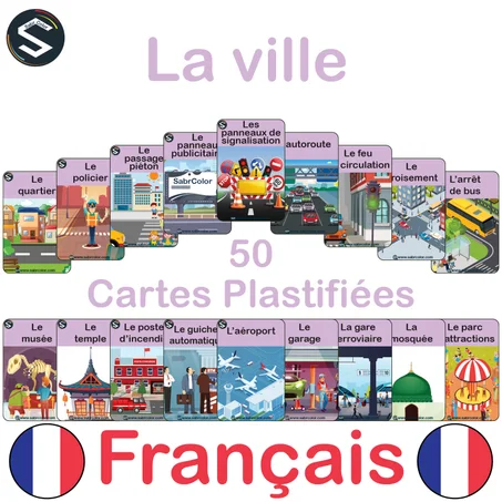 La ville [50 Cartes Plastifiées]