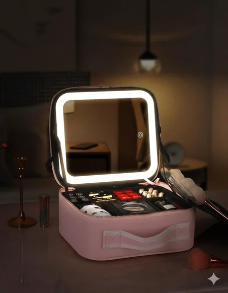 حقيبة مكياج محمولة
