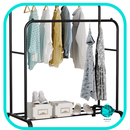 رف معطف مزدوج  لتخزين الملابس