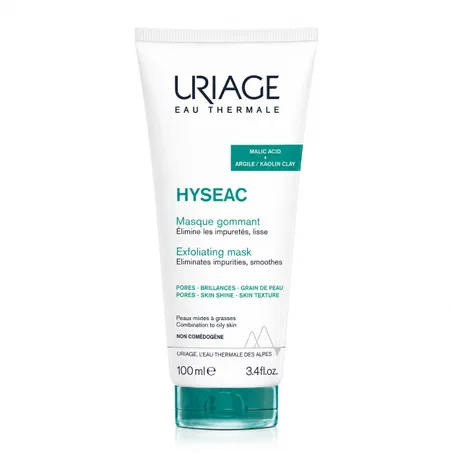 URIAGE يورياج هيسياك قناع مقشر للبشرة المختلطة والدهنية – 100 مل