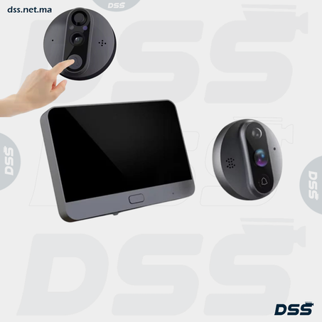 كاميرا قفل الباب الدكي