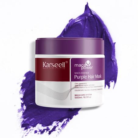 KARSEELL Maca Essence Purple Hair Mask for Blonde Hair 500 ML