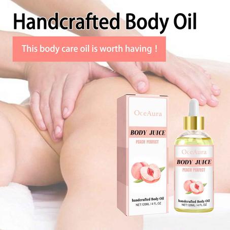 OCEAURA Handcrafted Body Oil – Moisturizing & Relaxing Massage Oil for Women (120ml)