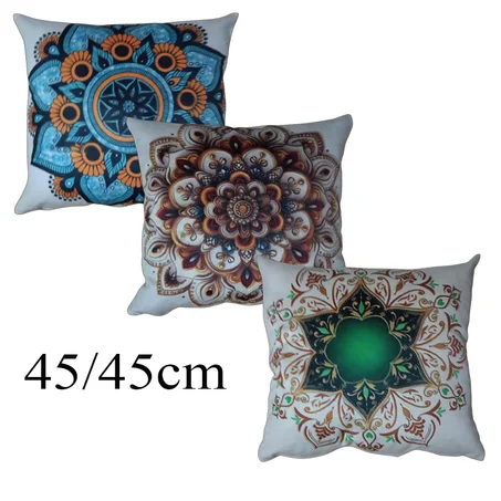 3 مخدات 45/45 زخرفة