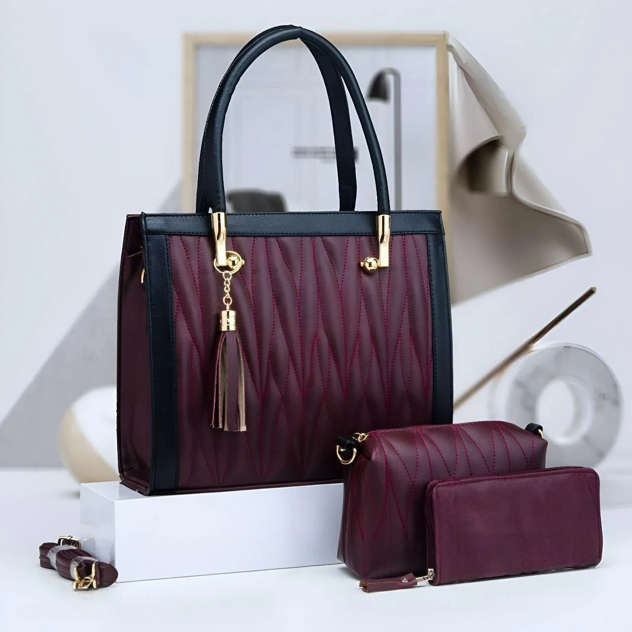 Sac + Pochette + Portefeuille