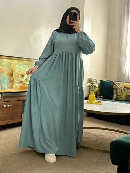 عباءة كلوش بالقطعة