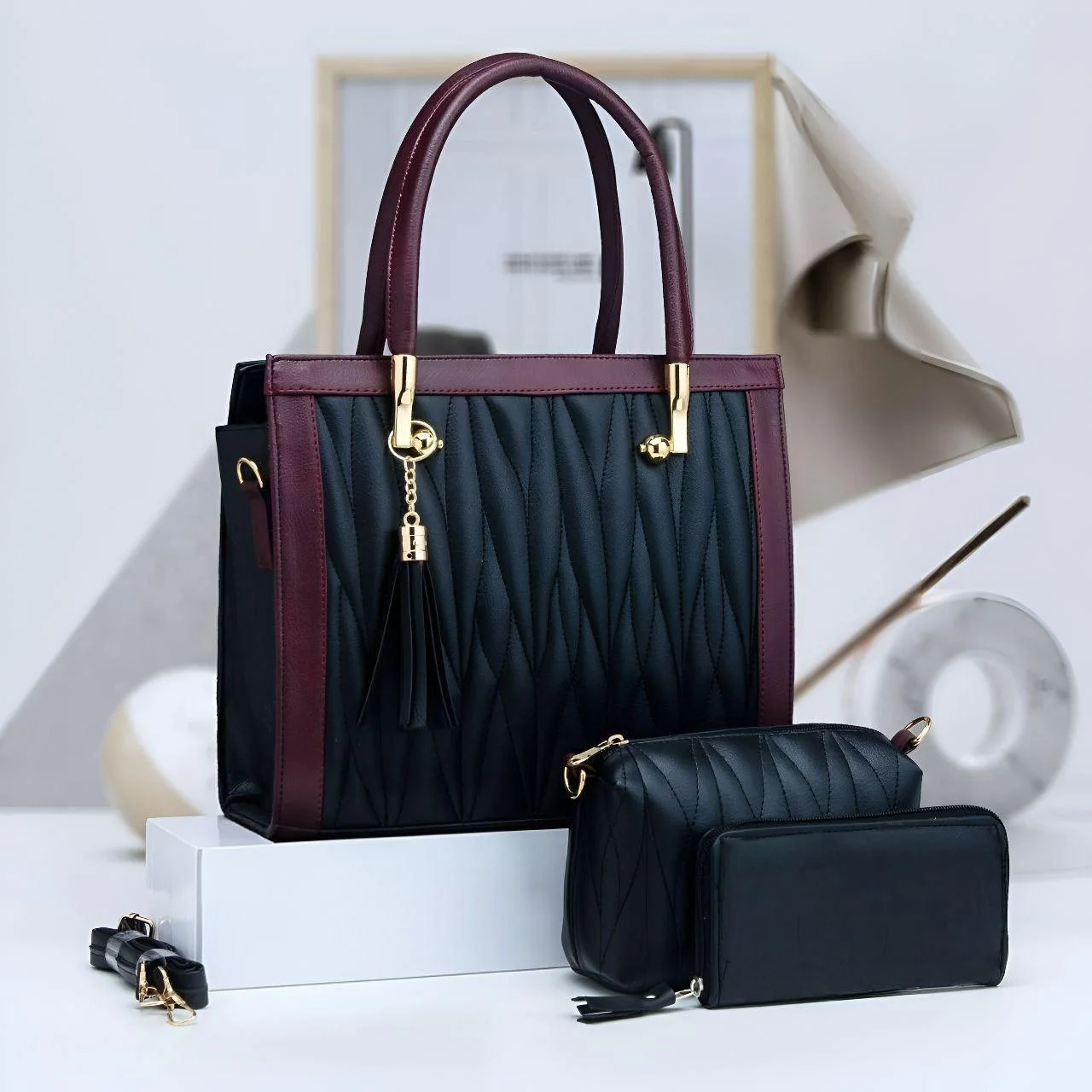 Sac + Pochette + Portefeuille