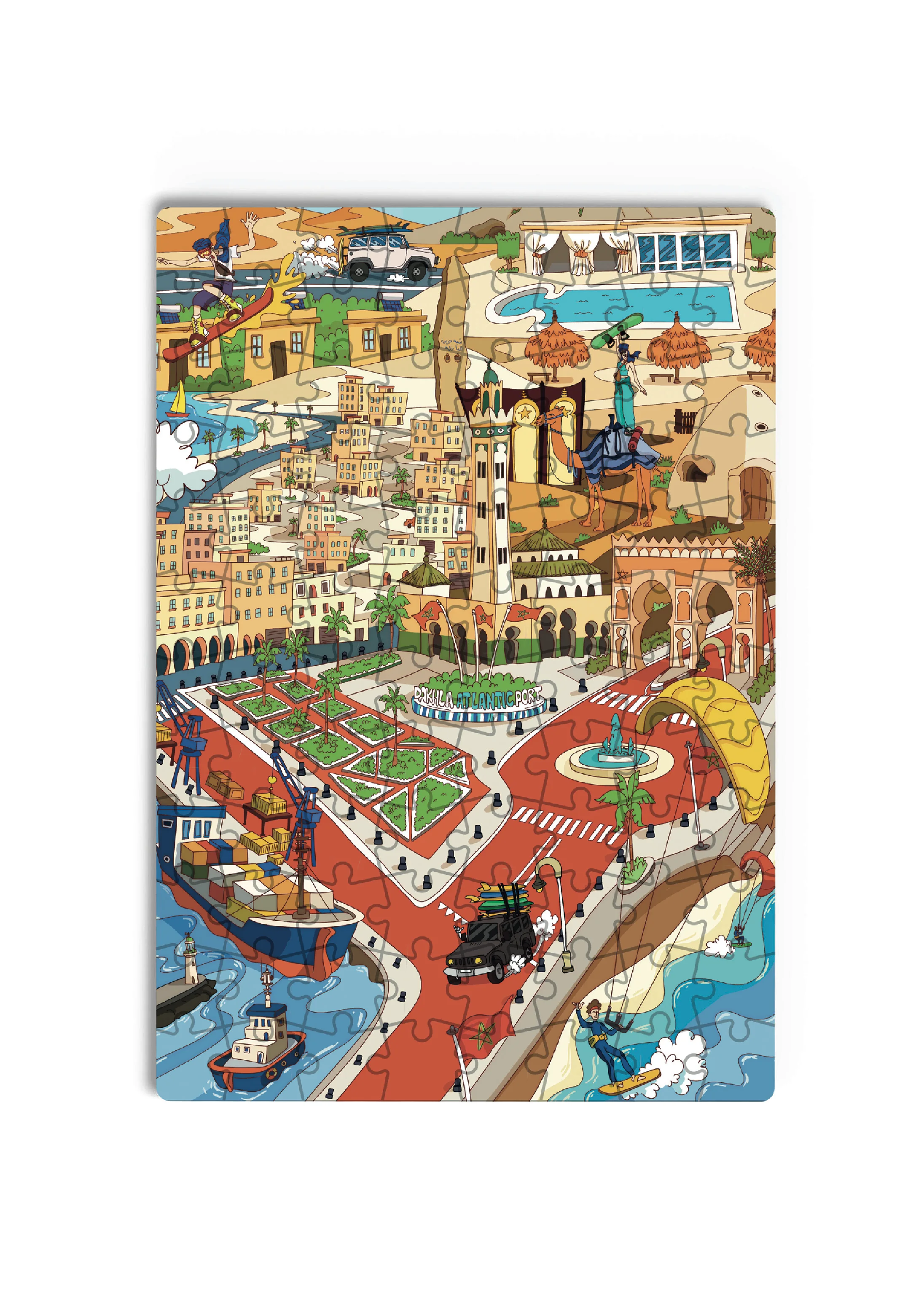 Puzzle 2D - Dakhla Lagoon Vibes
