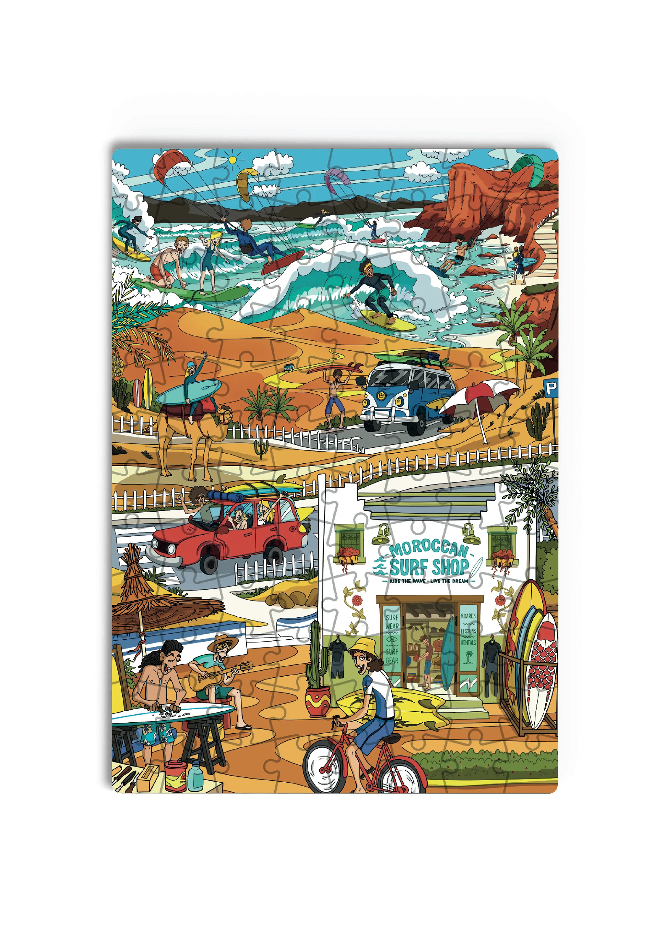 Puzzle 2D - Moroccan Surf