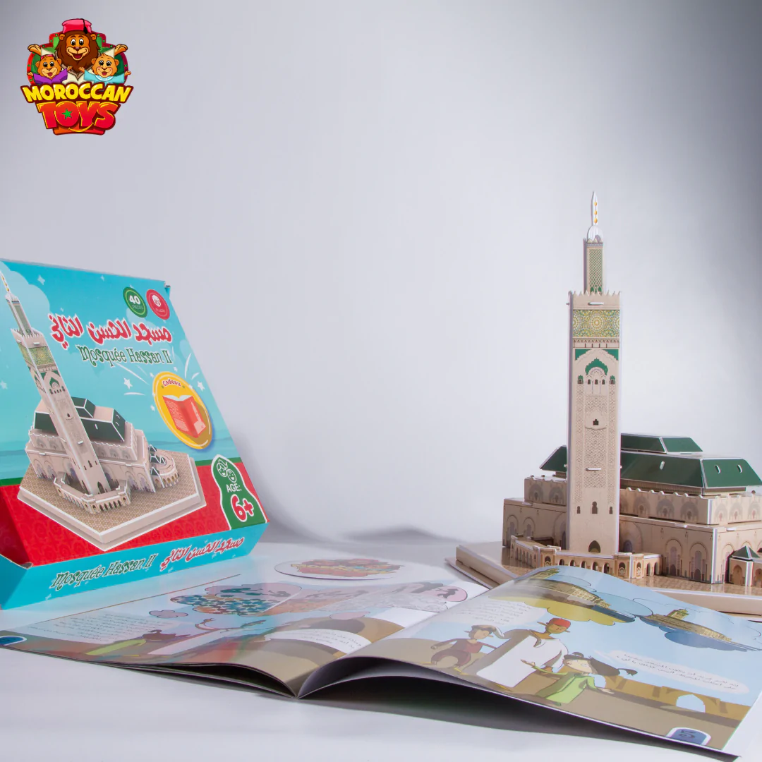 Puzzle 3D Mosquée Hassan II - Voyage Culture