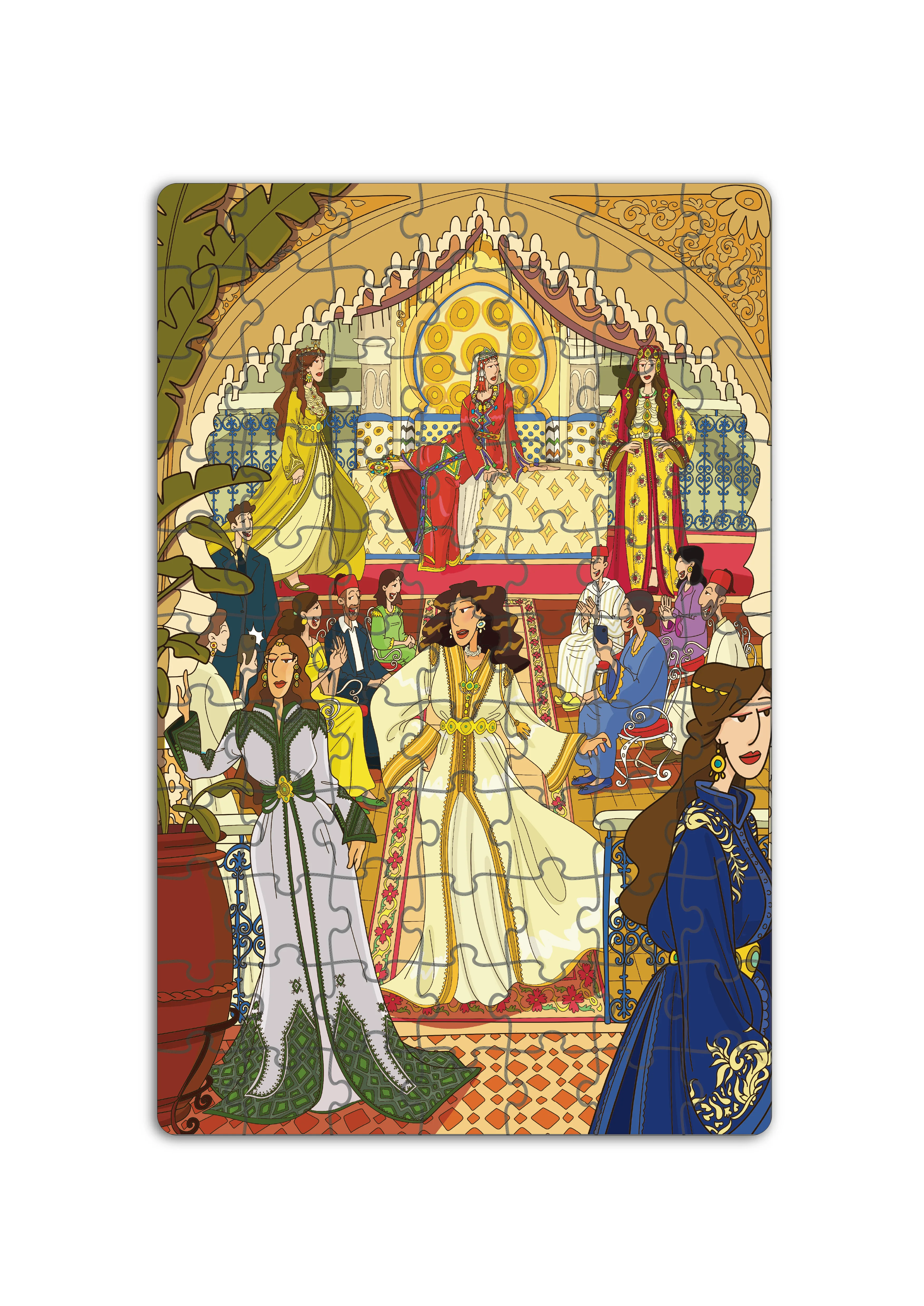 Puzzle 2D - Moroccan Caftan