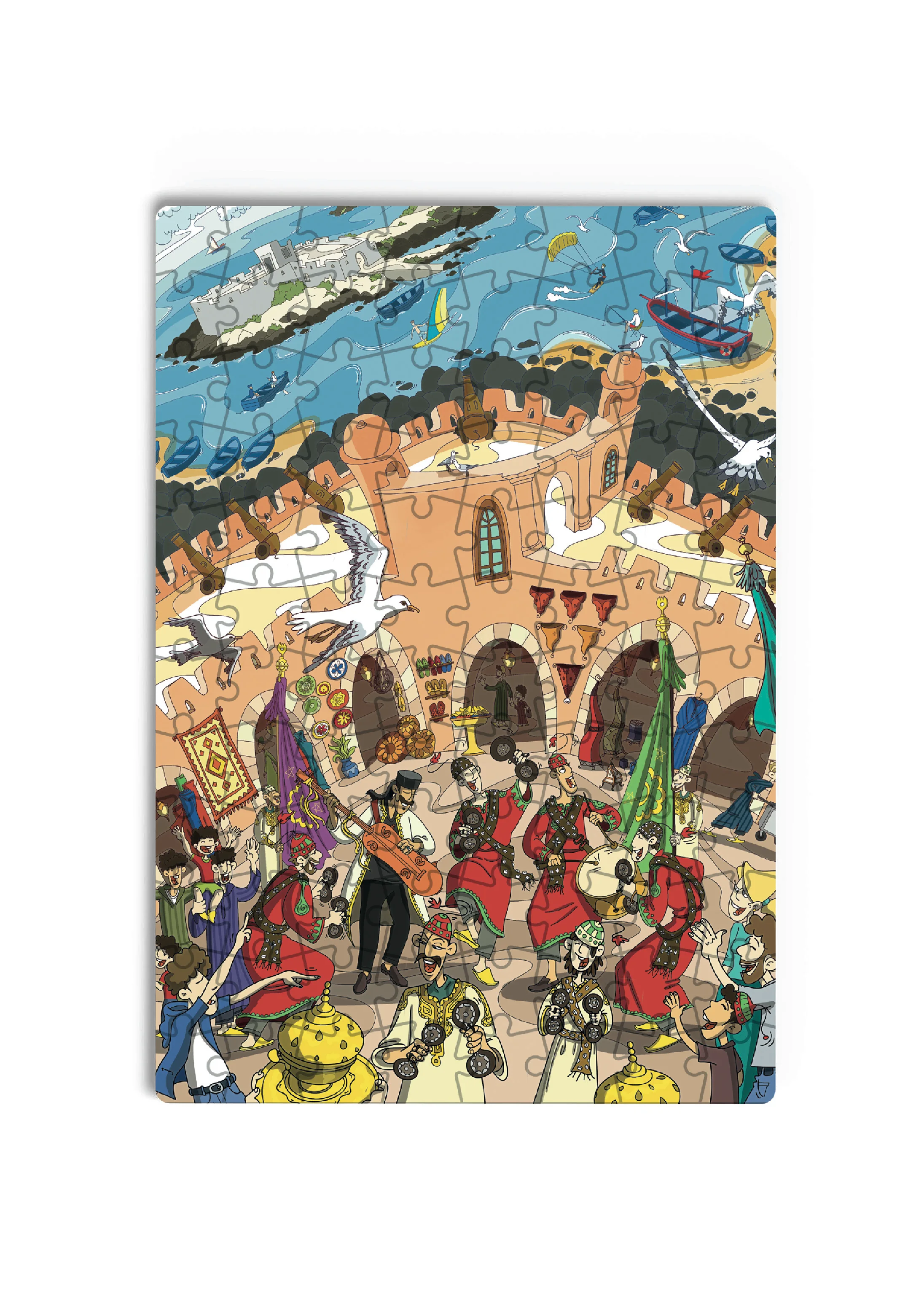 Puzzle 2D - Essaouira City Vibes