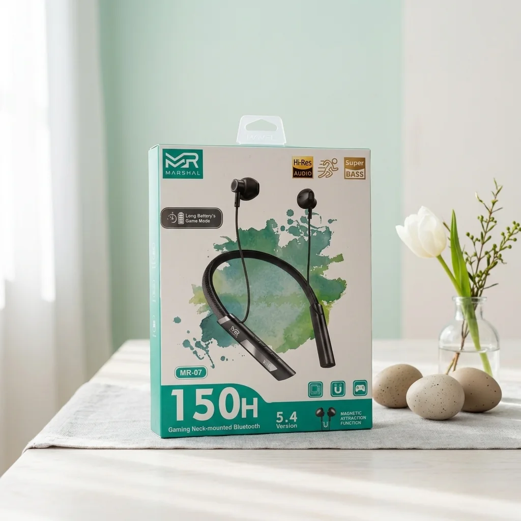 سماعة بلوتوث طوقية 150 ساعة