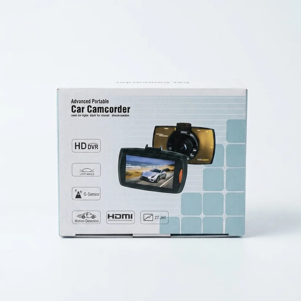 كاميرا داش كام للسيارة المتطورة المحمولة - HD DVR مع G-Sensor