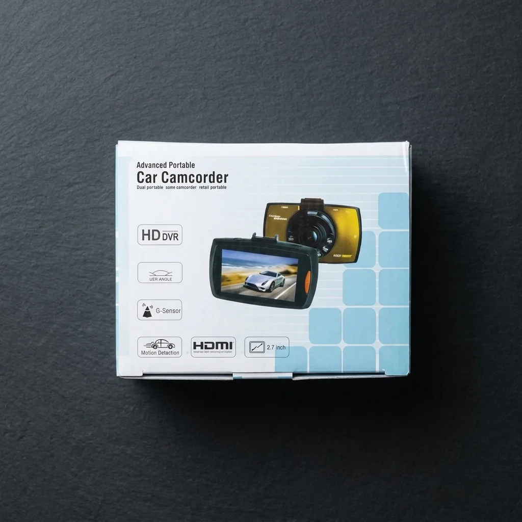 كاميرا داش كام للسيارة المتطورة المحمولة - HD DVR مع G-Sensor