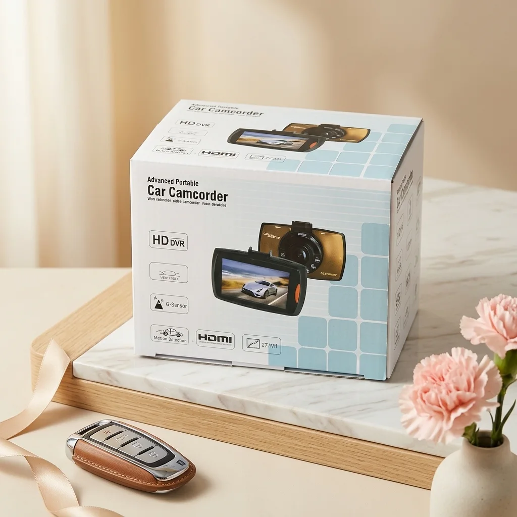 كاميرا داش كام للسيارة المتطورة المحمولة - HD DVR مع G-Sensor
