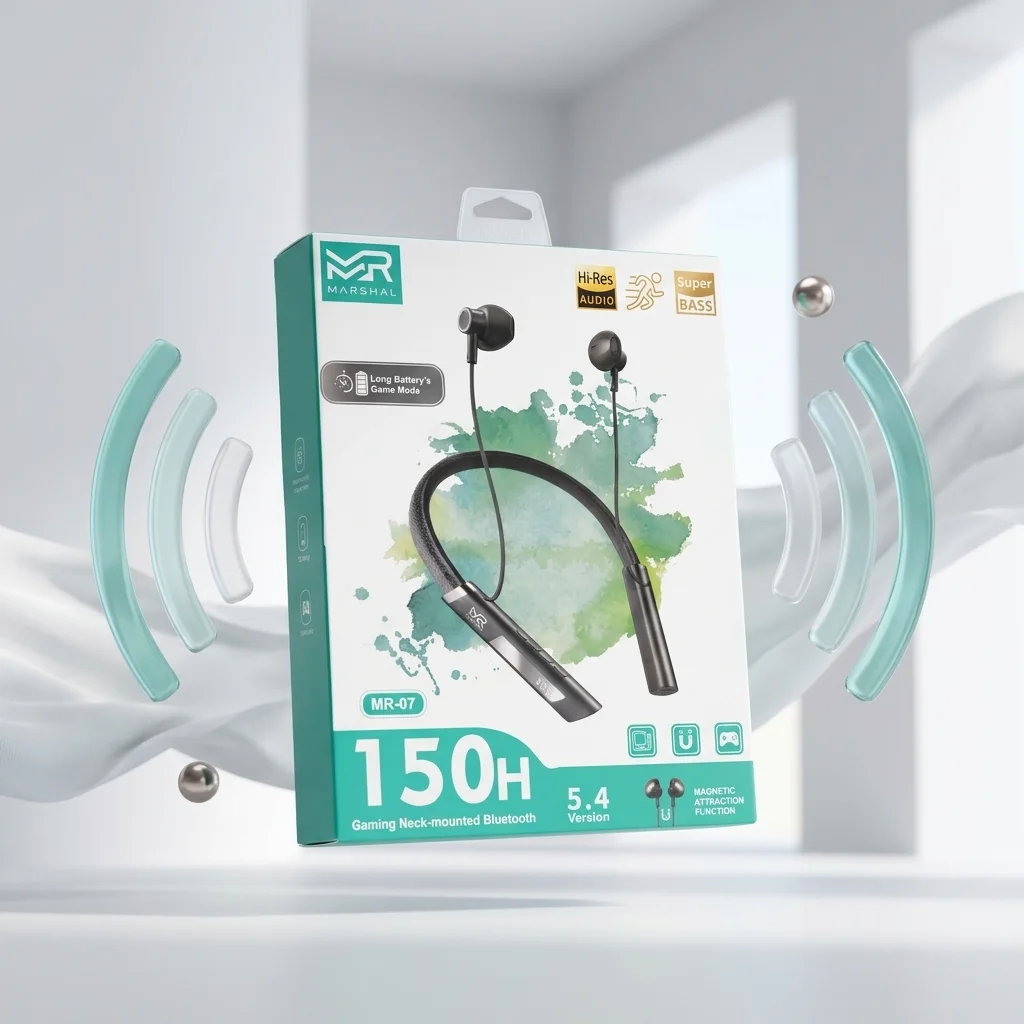 سماعة بلوتوث طوقية 150 ساعة