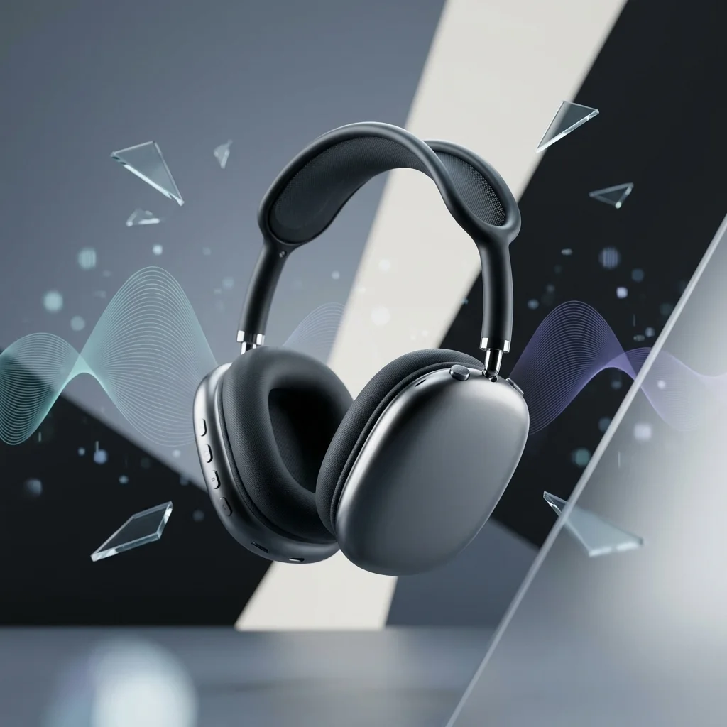 هيدفون بلوتوث AKZ Max700 اللاسلكي بشاشة عرض - Hi-Fi
