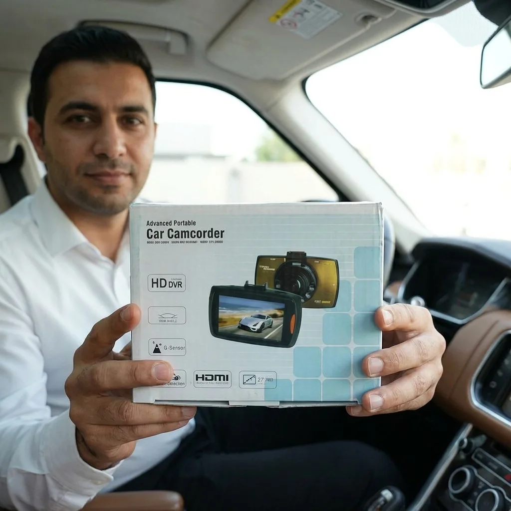 كاميرا داش كام للسيارة المتطورة المحمولة - HD DVR مع G-Sensor