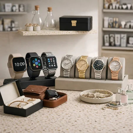 الساعات والإكسسوارات