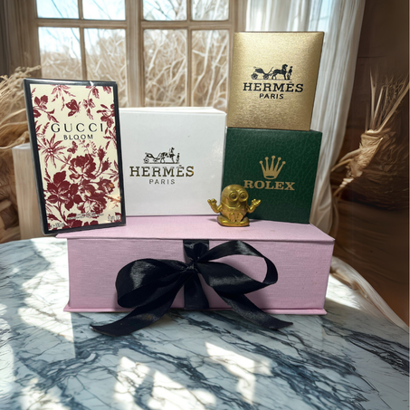 Coffret Prestige – Parfum Gucci, Montre Rolex & Duo Hermès