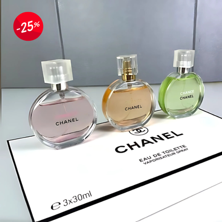 COFFRET Chance Chanel 30ML X 3 ( 90ML )