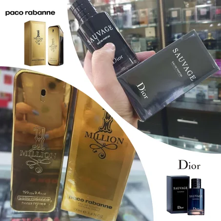 Offre Duo Hommes 1 Million Paco Rabanne + Sauvage Dior 100ml