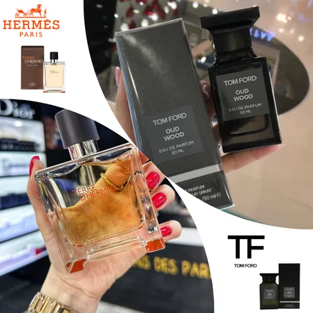 Offre Duo Hommes Tom Ford Oud Wood + Terre d'Hermes 100ml