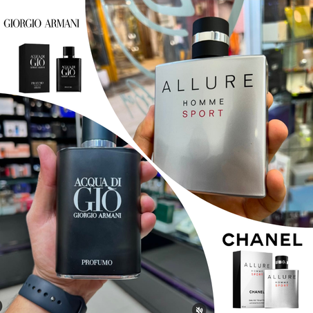 Offre Duo Hommes Acqua Di Gio Profumo + Allure Sport Chanel
