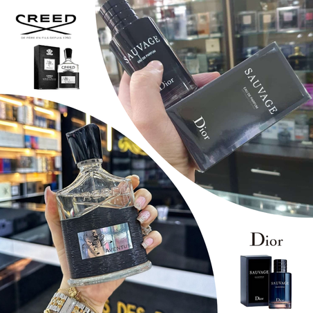 Offre Duo Hommes Aventus Creed + Sauvage Dior 100ml