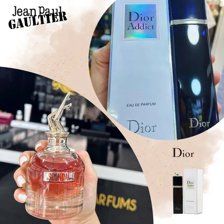 Offre Duo femmes Scandal Jean-paul Gaultier + Dior Addict 100ml