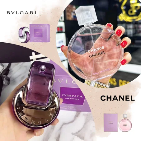 Offre Duo Femmes Bulgari Omnia Améthyste + Chance Chanel 100ml