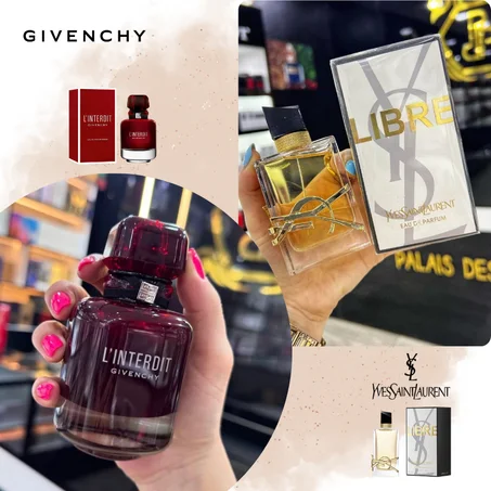 Offre Duo Femmes L'interdit Eau de parfum rouge Givenchy + Libre Yves Saint Laurent 100ml