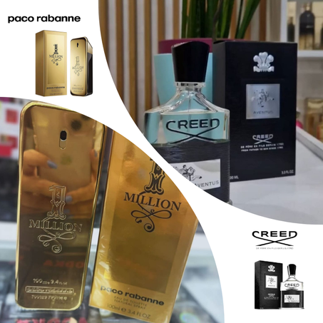 Offre Duo Hommes Creed Aventus + 1 Million Paco Rabanne 100ml